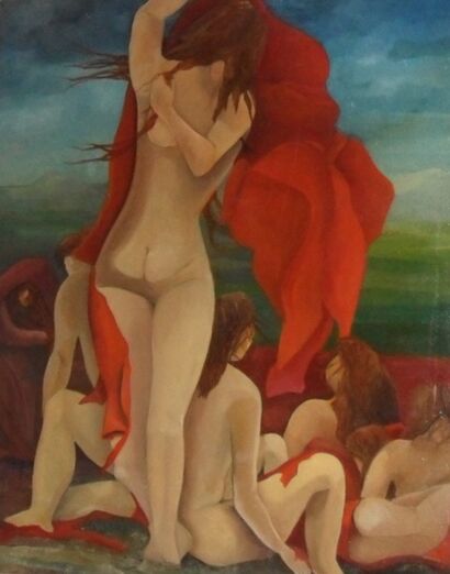IL DRAPPO ROSSO - a Paint Artowrk by Francesco Cirillo